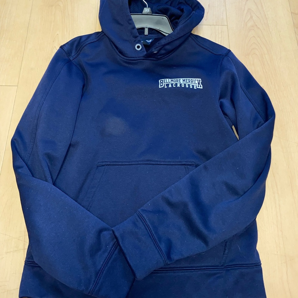 navy blue lacrosse hoodie